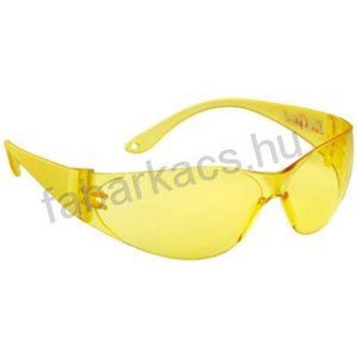 Munkavédelmi szemüveg Pokelux sárga