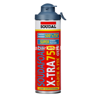 SOUDAL Soudafoam X-TRA Click&Fix pisztolyhab 500ml