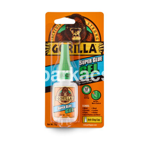 Ragasztó GORILLA Super Glue pillanatragasztó gél 15 gr