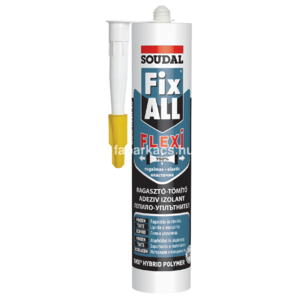 SOUDAL Fix-all Flexi ragasztó-tömítőanyag fehér 290ml