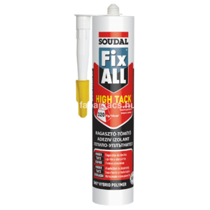 SOUDAL Fix ALL High Tack ragasztó-tömítőanyag fehér 290 ml