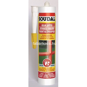 SOUDAL üvegező sziloplaszt színtelen 280ml