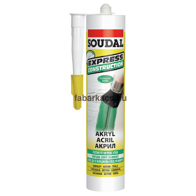 SOUDAL akril expressz tömítő fehér 280 ml