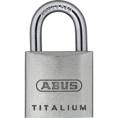 Lakat ABUS 727TI/20B+KA Titalium egyforma kulcsú