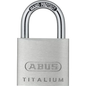 Lakat ABUS 727TI/30B+KA Titalium egyforma kulcsú