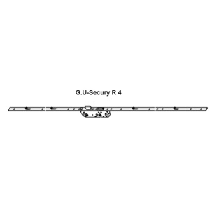 Zár G-U kulcsműködtetésű SECURY R4 45/92/  8/U24×6!! PZ