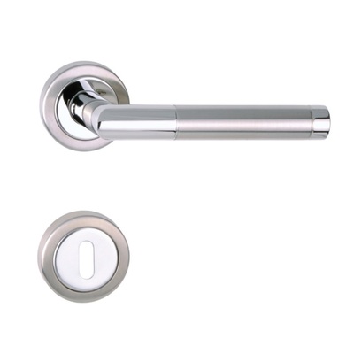 Kilincs PANAMA kr&oacute;m-inox k&ouml;rrozett&aacute;s