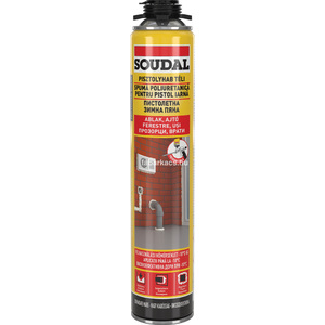 Purhab SOUDAL 750 ml pisztolyos YELLOW téli