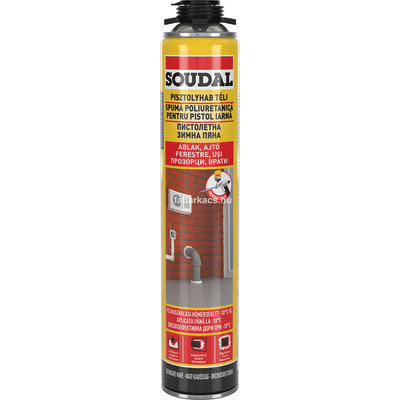 Purhab SOUDAL 750 ml pisztolyos YELLOW téli