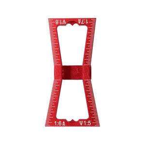 Asztalos fecskefark sablon alu