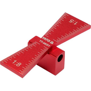 Asztalos fecskefark sablon alu