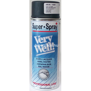 Spray Very WELL festék RAL9005 fényes fekete 400ml