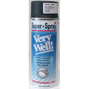 Spray Very WELL festék RAL9005M matt fekete 400ml